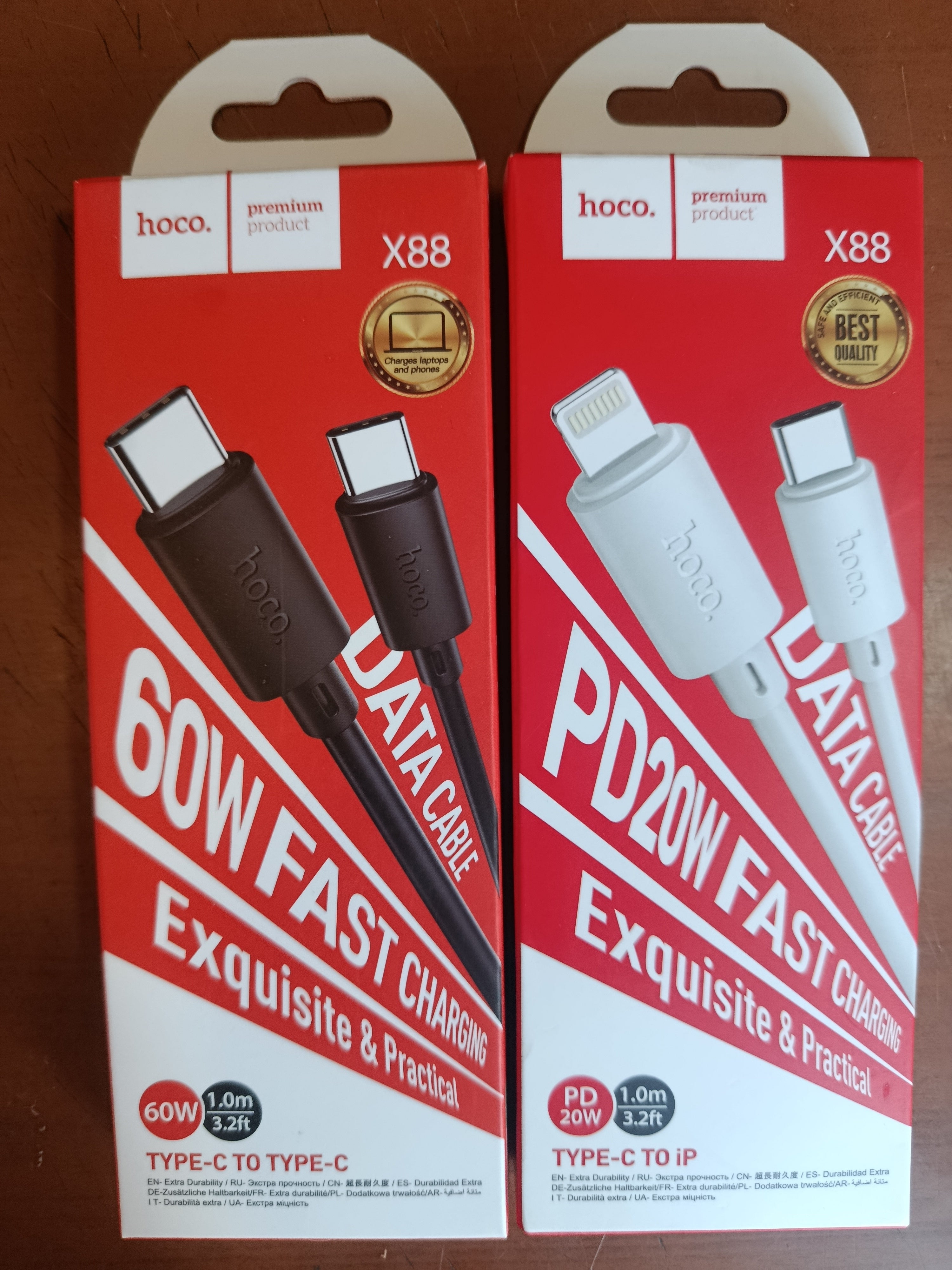 Hoco high quality cables